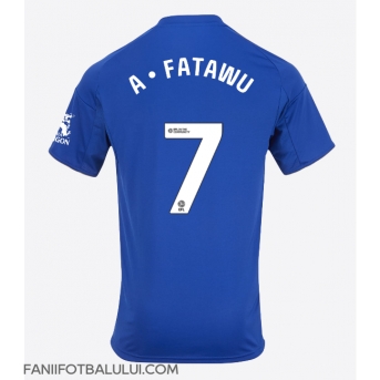 Leicester City Issahaku Fatawu #7 Tricou Fotbal Replică 2025-26 Barbati Acasa